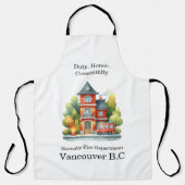 Tablier Pompier dans un après-midi de printemps chaud (Recto)