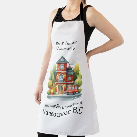 Tablier Pompier dans un après-midi de printemps chaud (Insitu)