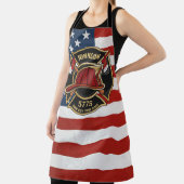 Tablier Pompier Secourt incendie Département USA Drapeau p (Insitu)