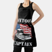 Tablier Pontoon Captain American Flag Pontoon Boat Lover (Insitu)
