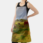 Tablier Ponts Shetland Dans Un Champ, Plein Impression Tab (Insitu)