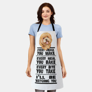 Tablier Poodle Cockerpoo Chaque Snack Que Vous Faites Apro