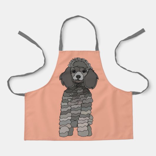 Tablier Poodle Dog Pet Kids (Recto)