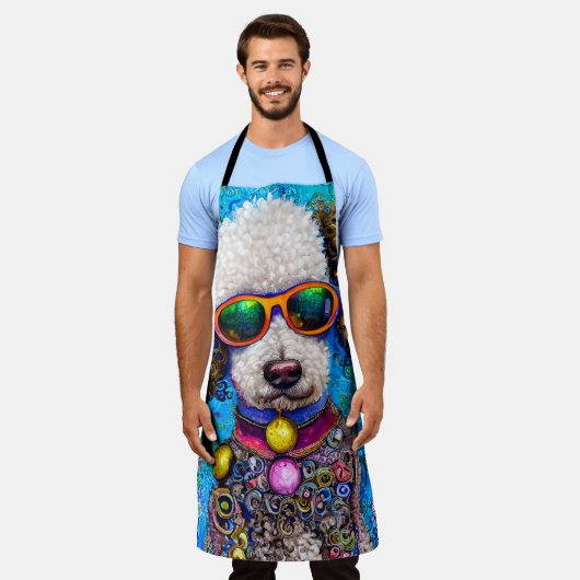 Tablier Poodle en style (Porté)