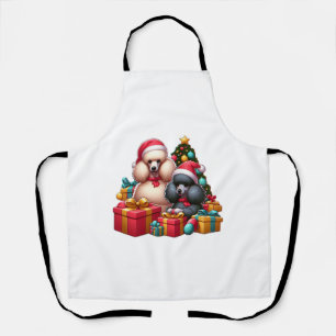 Tablier Poodle Present Pals Casquettes festifs et cadeau G