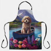 Tablier Poodle sur une pagaie : une aventure Pittoresque (Recto)