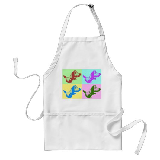 Tablier Pop Art Dessin Dog Apron (Devant)
