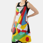 Tablier Pop Art, Minimalisme Vibrant. (Insitu)