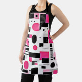 Tablier Pop Art Pink Geometry Design (Insitu)