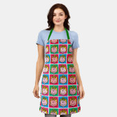 Tablier Pop Art Sally | Mod pour vous Motif (Porté)