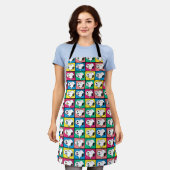 Tablier Pop Art Snoopy Lips | Mod pour vous Motif (Porté)