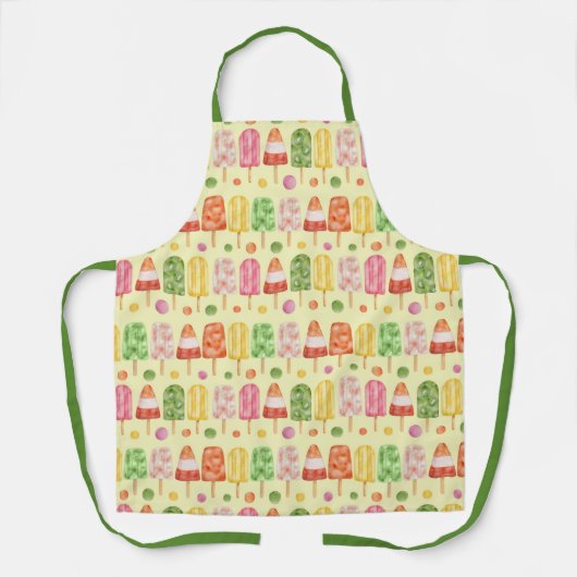 Tablier Popcicules de fruits (Recto)