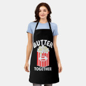 Tablier Popcorn de film BUTTER Together (Porté)
