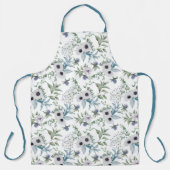 Tablier Poppies bleues écossaises (Recto)