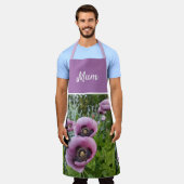 Tablier Populaire rose Purple Fleurs Filles Fille Mère Mèr (Porté)