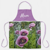 Tablier Populaire rose Purple Fleurs Filles Fille Mère Mèr (Recto)