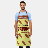 Tablier Porc BBQ Grill Aprons Chef, C'est trop de bacon (Porté)
