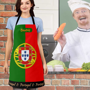 Tablier Port du Drapeau Portugais, Portugal Cuisine des Ch
