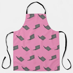 Tablier Portable gris avec logo d'oiseau