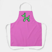 Tablier Porte-ballons rose et vert (Recto)