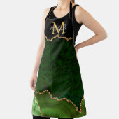 Tablier Porte en marbre vert et or (Insitu)