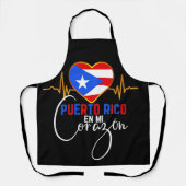Tablier Porto Rico en mi Corazon Puerto Rican Pride (Recto)