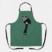 Tablier portrait abstrait afro-américain (Recto)