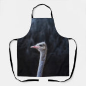 Tablier portrait d'autruche (Recto)