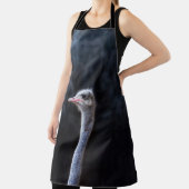 Tablier portrait d'autruche (Insitu)