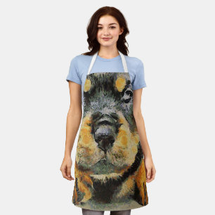 Tablier Portrait de marionnettes rotative artistique