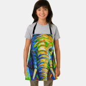 Tablier Portrait éléphant n° 4 (Insitu)