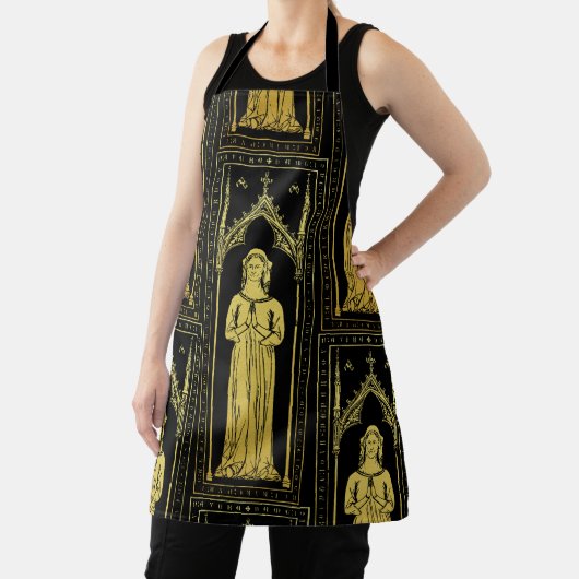 Tablier Portrait médiéval anglais 1300 Lady Joan Cobham (Insitu)