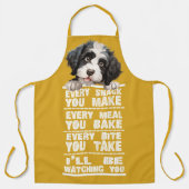 Tablier Portugais Water Dog Chaque Snack Que Vous Faites (Recto)