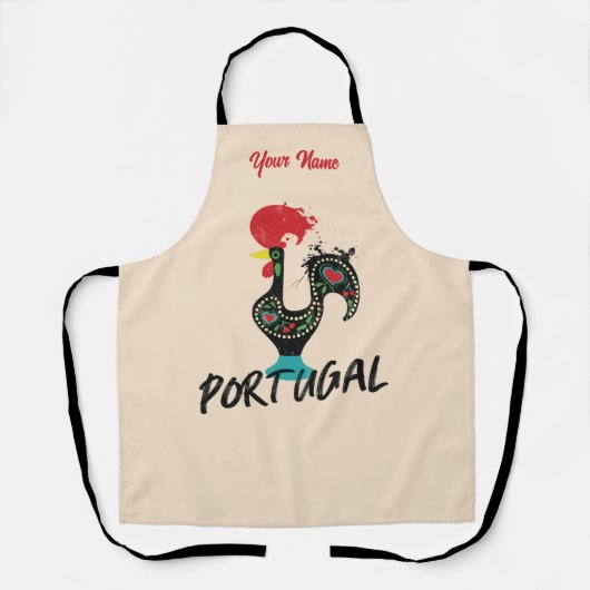Tablier Portugal Barcelos coq symbole Apron (Recto)