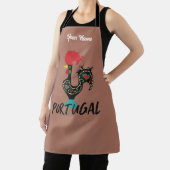 Tablier Portugal Barcelos coq symbole, terracota Apron (Insitu)