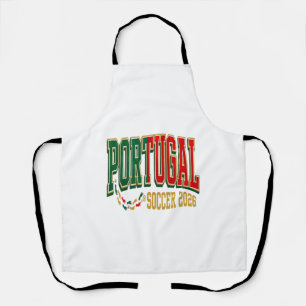 Tablier Portugal Football 2026 Football Gras Pays Typograp