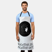 Tablier pose de yoga demi lune (Porté)