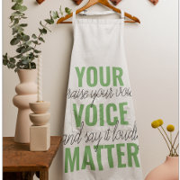 Positive Green Your Voice Matter Motivation Citati