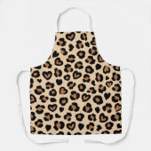 Tablier Poster de animal, Léopard Brown, Spots de guépard, (Recto)