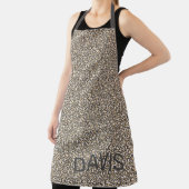 Tablier Poster de animal Leopard Nuetrals Grey Chic pour l (Insitu)