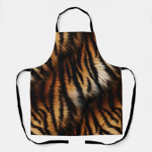 Tablier Poster de animal Orange Black Tiger Stripes (Recto)