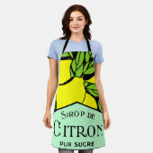 Tablier Poster publicitaire Sirop de Citron Lemons (Porté)