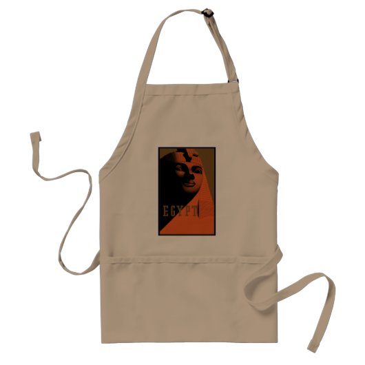 Tablier Poster Vintage voyage avec Sphinx, Egypte, Afrique (Devant)