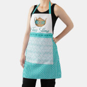 Tablier Pot à thé vintage et Pois (Insitu)