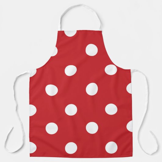 Tablier Pot blanc rouge (Recto)