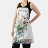 Tablier Pot de fleurs sauvages en bocal Mason (Insitu)