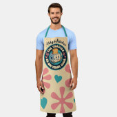 Tablier Pouce levé hippie des années 60 pour grille-pain c (Porté)