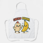TABLIER POULE MIGNONNE BANANE (Recto)