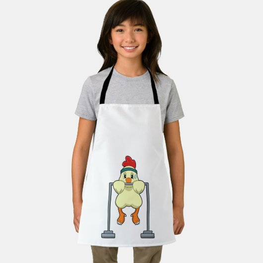 Tablier Poulet à la forme Tractions (Insitu)