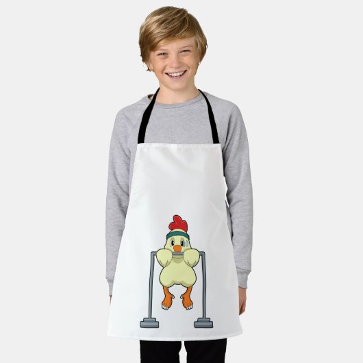 Tablier Poulet à la remise en forme (Porté)